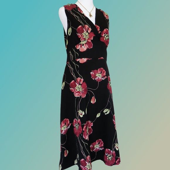 Tommy Bahama Dresses & Skirts - Black Floral Dress Tommy Bahama